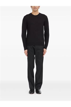 Black crew-neck sweater MM6 MAISON MARGIELA | SH0HL0032M13133900